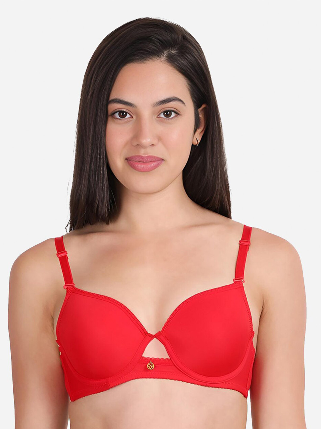 

Susie Full Coverage Underwired Lightly Padded T-shirt Bra- All Day Comfort, Red