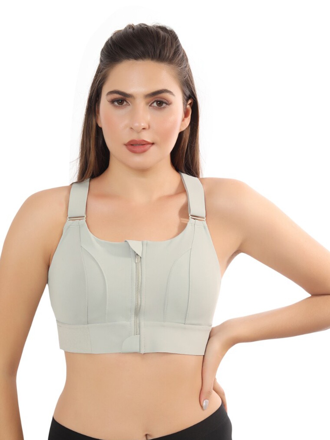 

Bella Voste Full Coverage Lightly Padded Rapid Dry Workout Bra with Moisture Wicking, Sea green