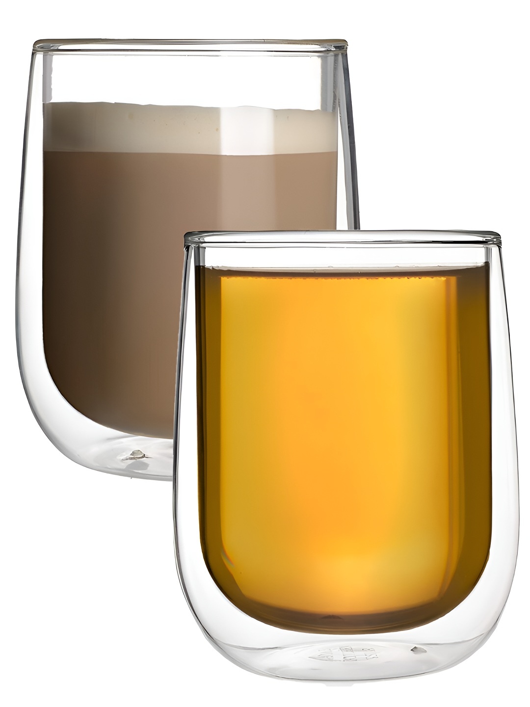 

P-Plus International Transparent 2 Pieces Glass Cups 180 ml Each