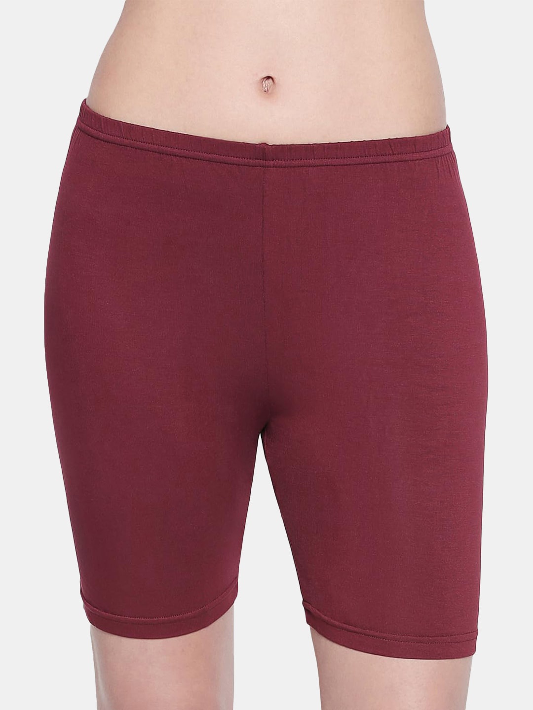

SKDREAMS Women Skinny Fit Cycling Biker Shorts, Maroon