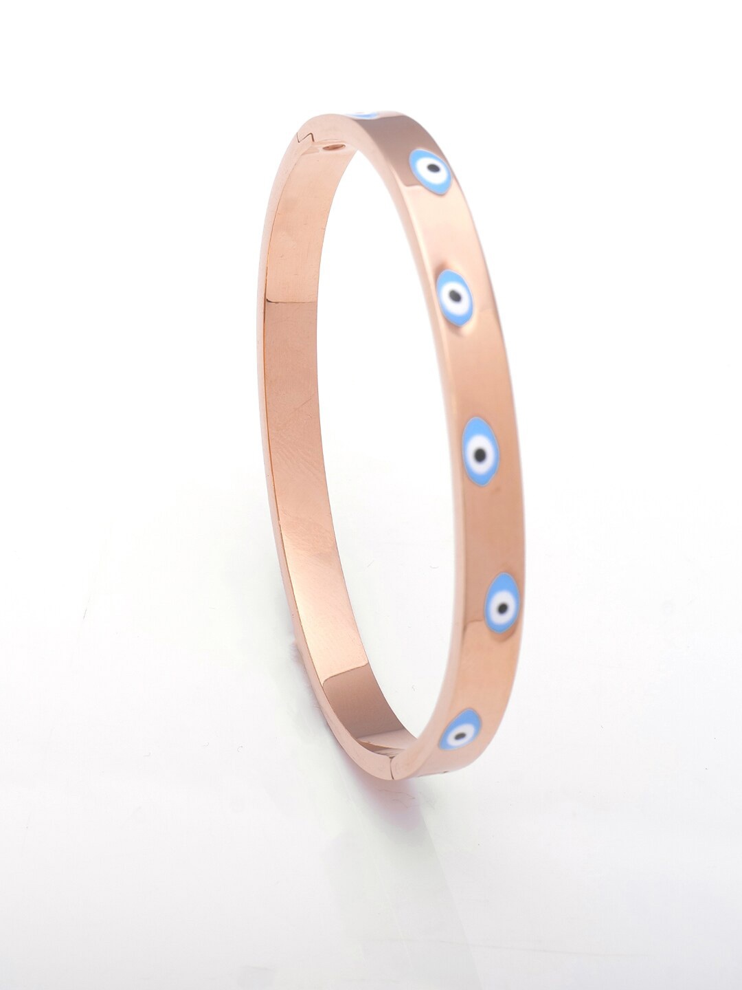 

SWASHAA Women Rose Gold-Plated Kada Bracelet