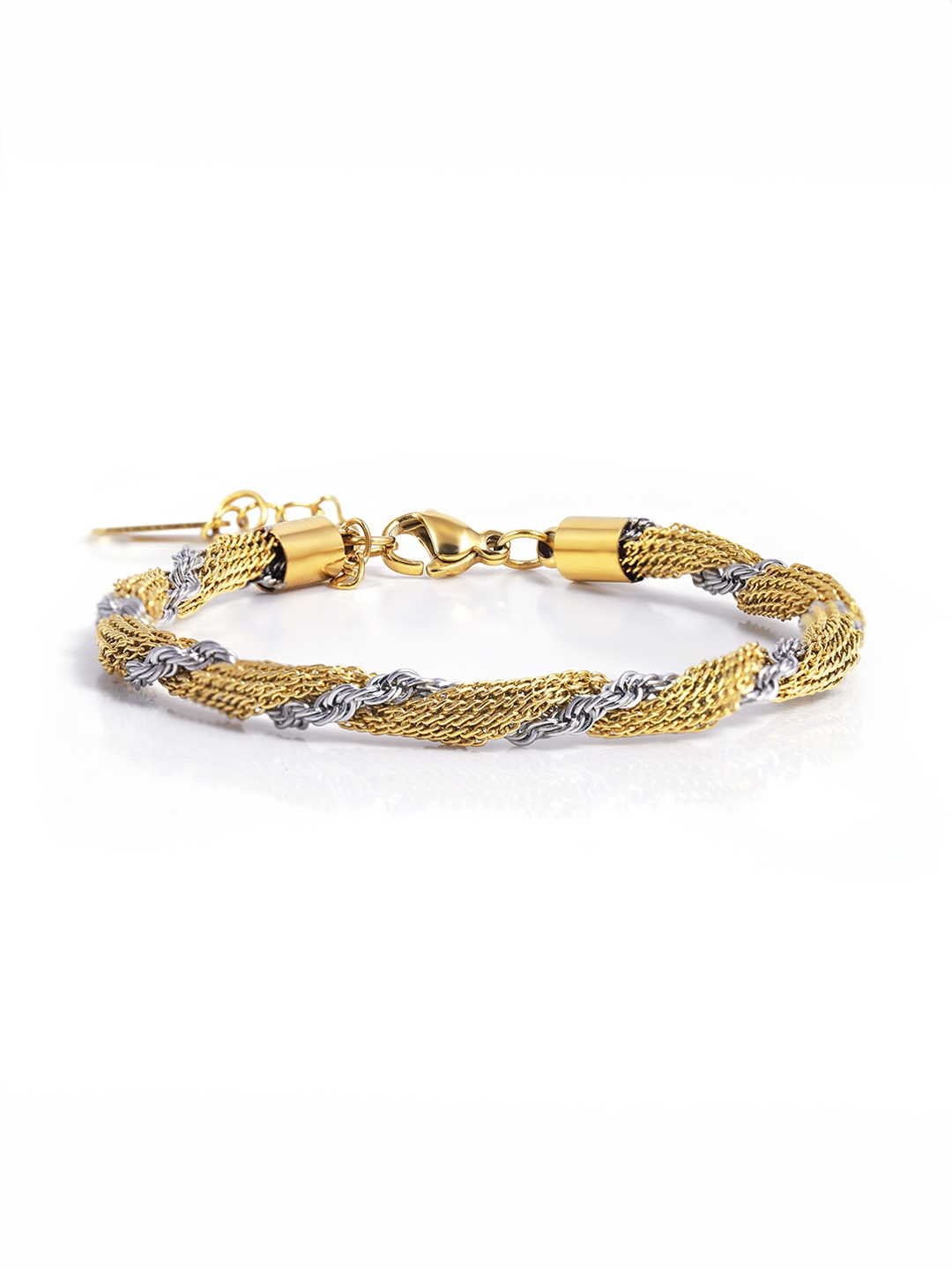 

SWASHAA Women Gold-Plated Wraparound Bracelet