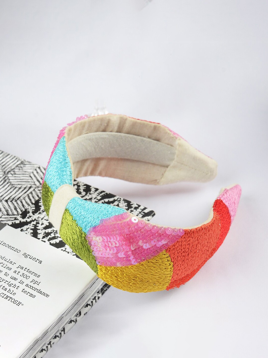 

Radhu & Kabby Embellished Hairband, Yellow