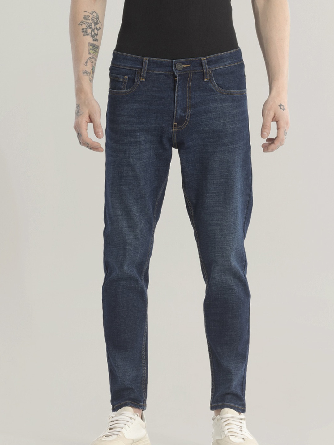 

Snitch Blue Men Jean Skinny Fit Light Fade Stretchable Jeans