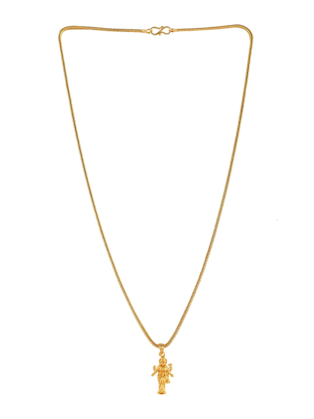

PYR FASHION Gold-Plated Durga Laxmi Pendant with Chain