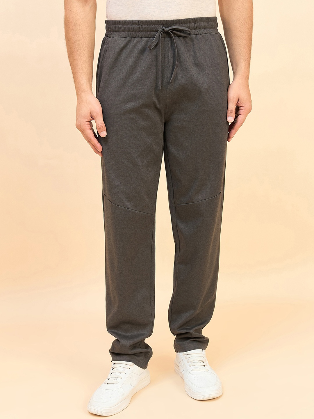 

Sweet Dreams Charcoal Men Mid Rise Track Pants