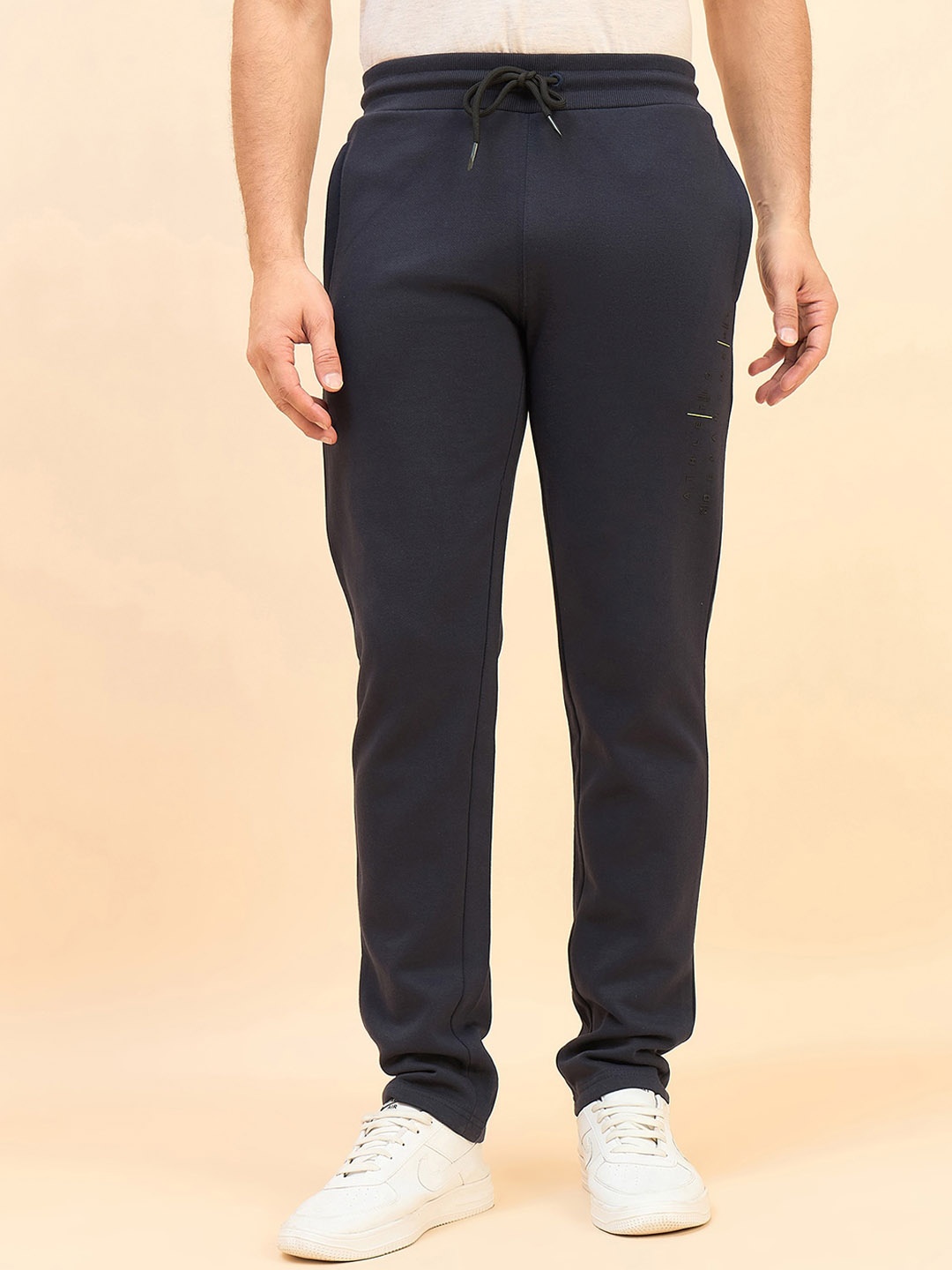 

Sweet Dreams Navy Blue Men Mid Rise Track Pants