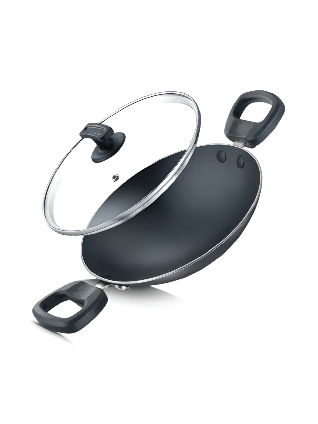 

JUDGE By Prestige appachetty Black Aluminium Appam Patra