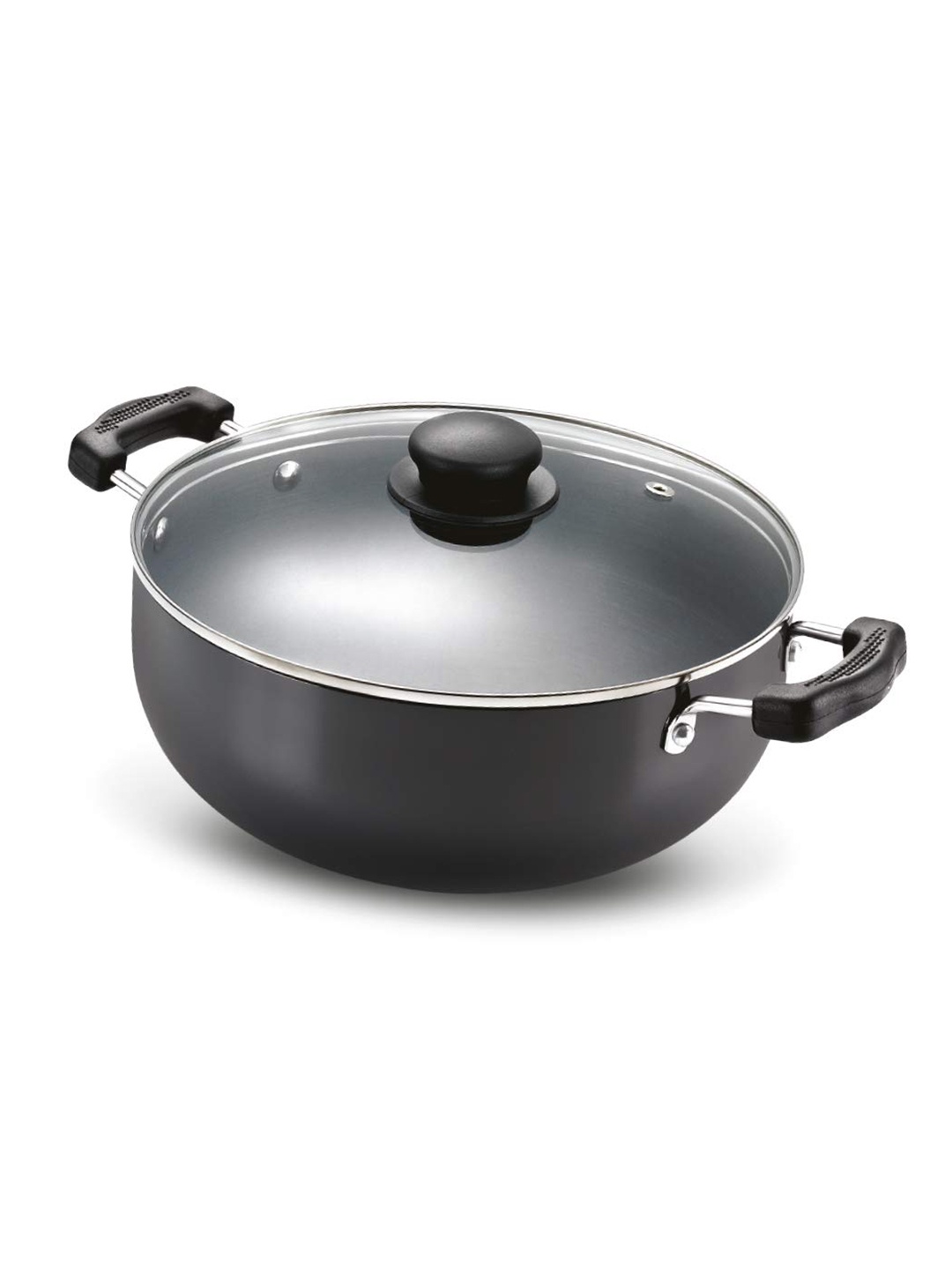 

JUDGE By Prestige Black Hard Anodised Kadhai 6 L