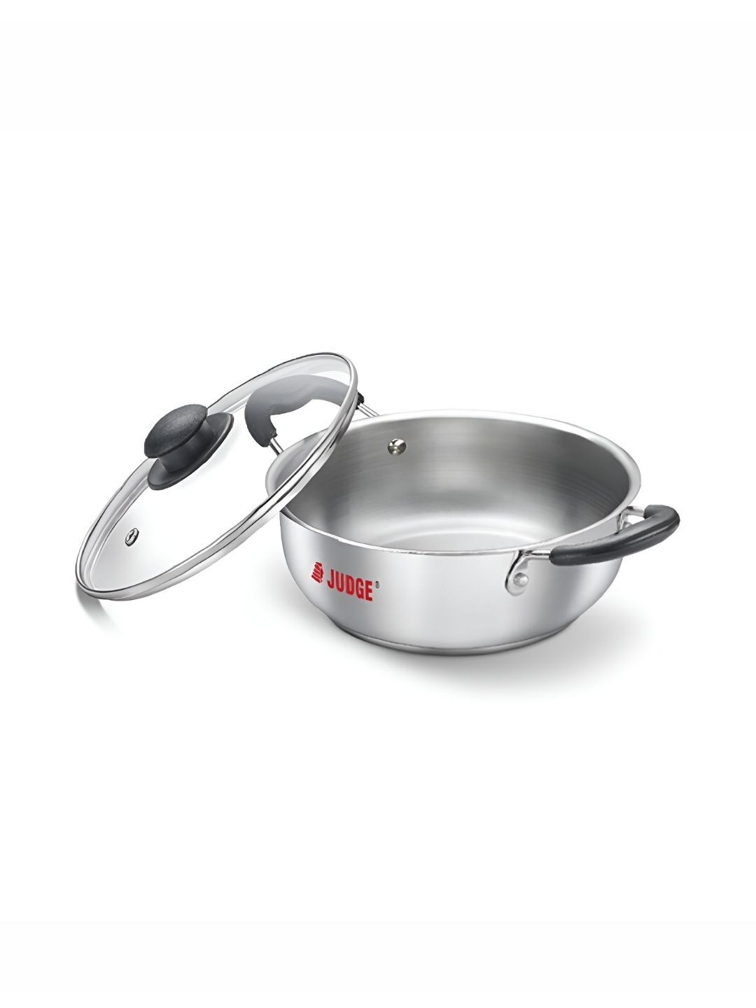 

JUDGE By Prestige Classic Silver Toned Classic Kadhai With Lid 3 L