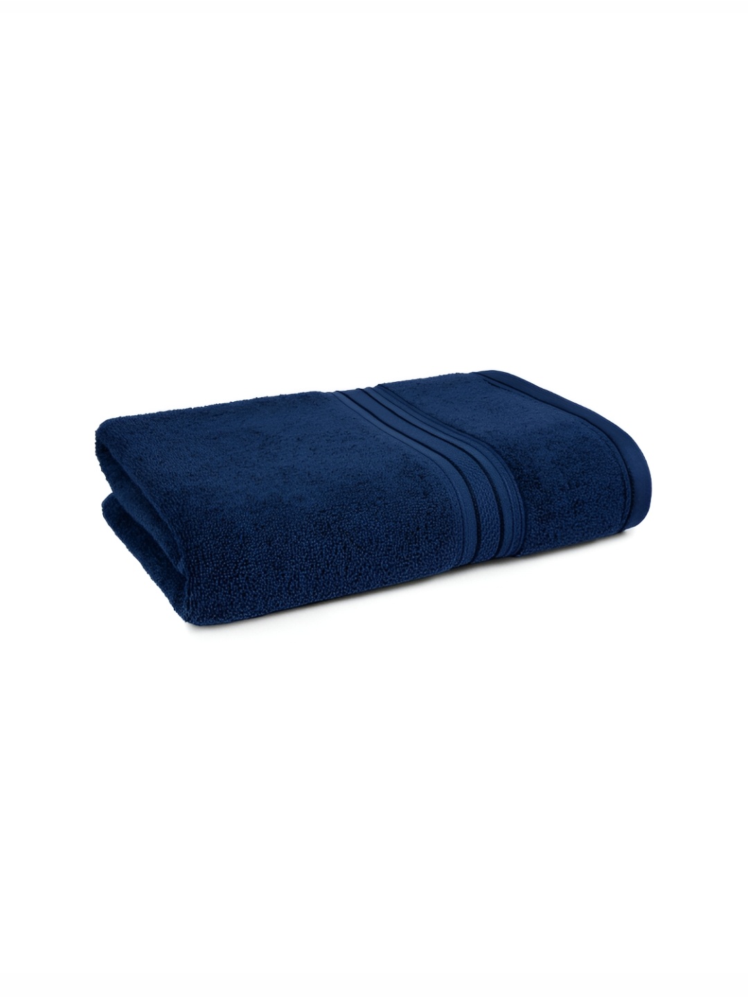 

MYTRIDENT Blue Cotton 500 GSM Bath Towel