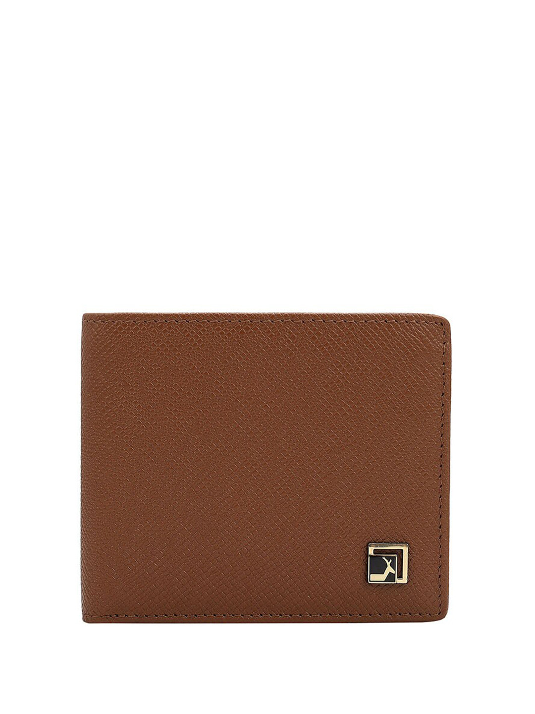 

Da Milano Men Leather Two Fold Wallet, Brown