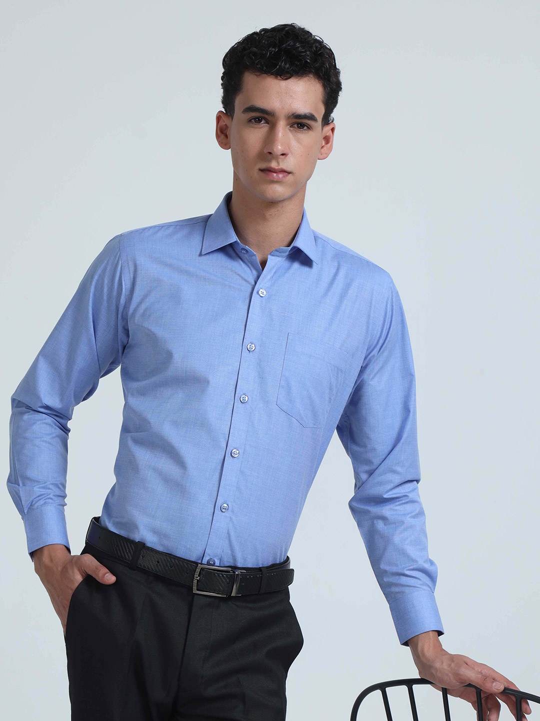 

STELLERS Classic Formal Shirt, Blue