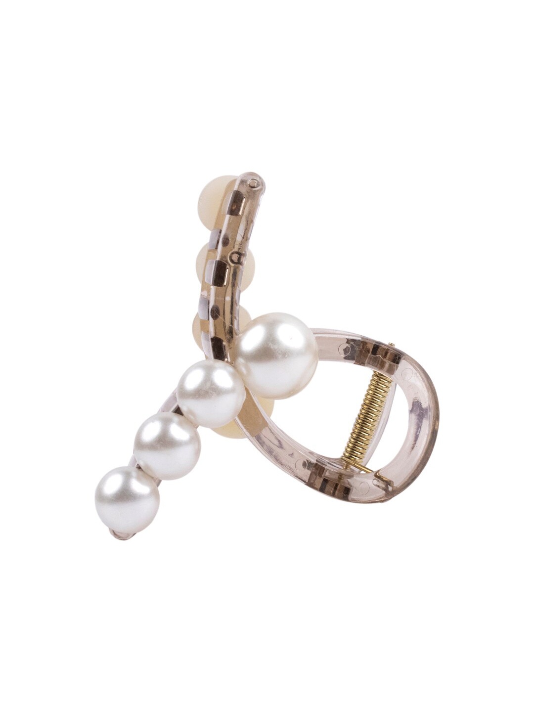 

Xivir Set of 2 Embellished Claw Clip, White