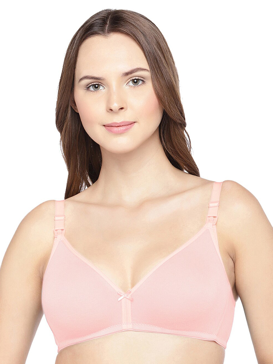 

Inner Sense Full Coverage Anti Microbial Anti Odour Organic Cotton Maternity Bra, Pink