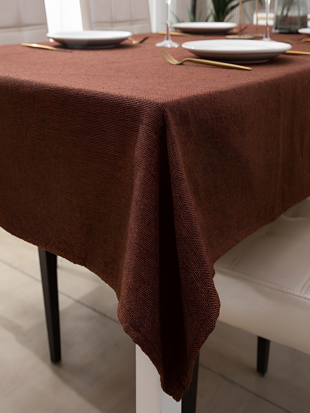 

HOKIPO Brown 4 Seater Rectangle Table Cover