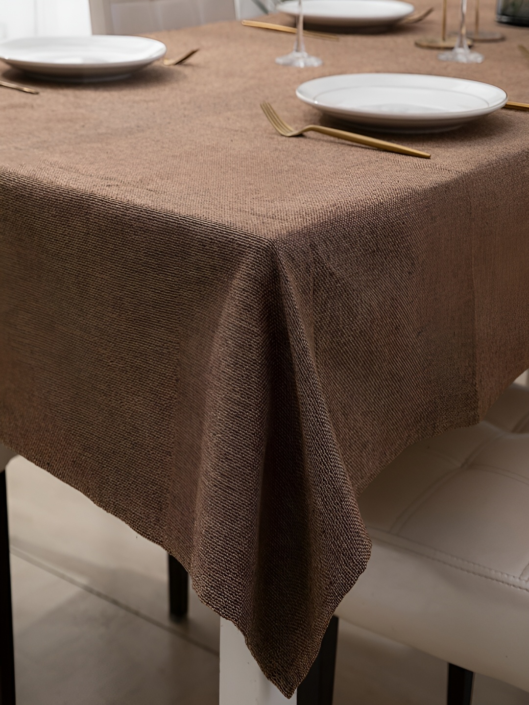 

HOKIPO Brown Floral 4 Seater Rectangle Table Cover
