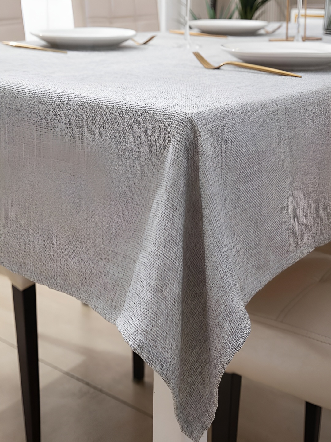 

HOKIPO Grey 4-Seater Rectangular Table Cover