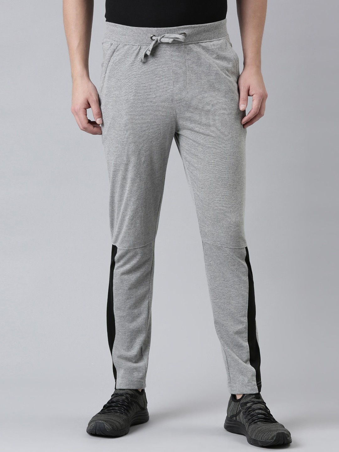 

Force NXT Men Dri-Fit Mid Rise Track Pants, Grey
