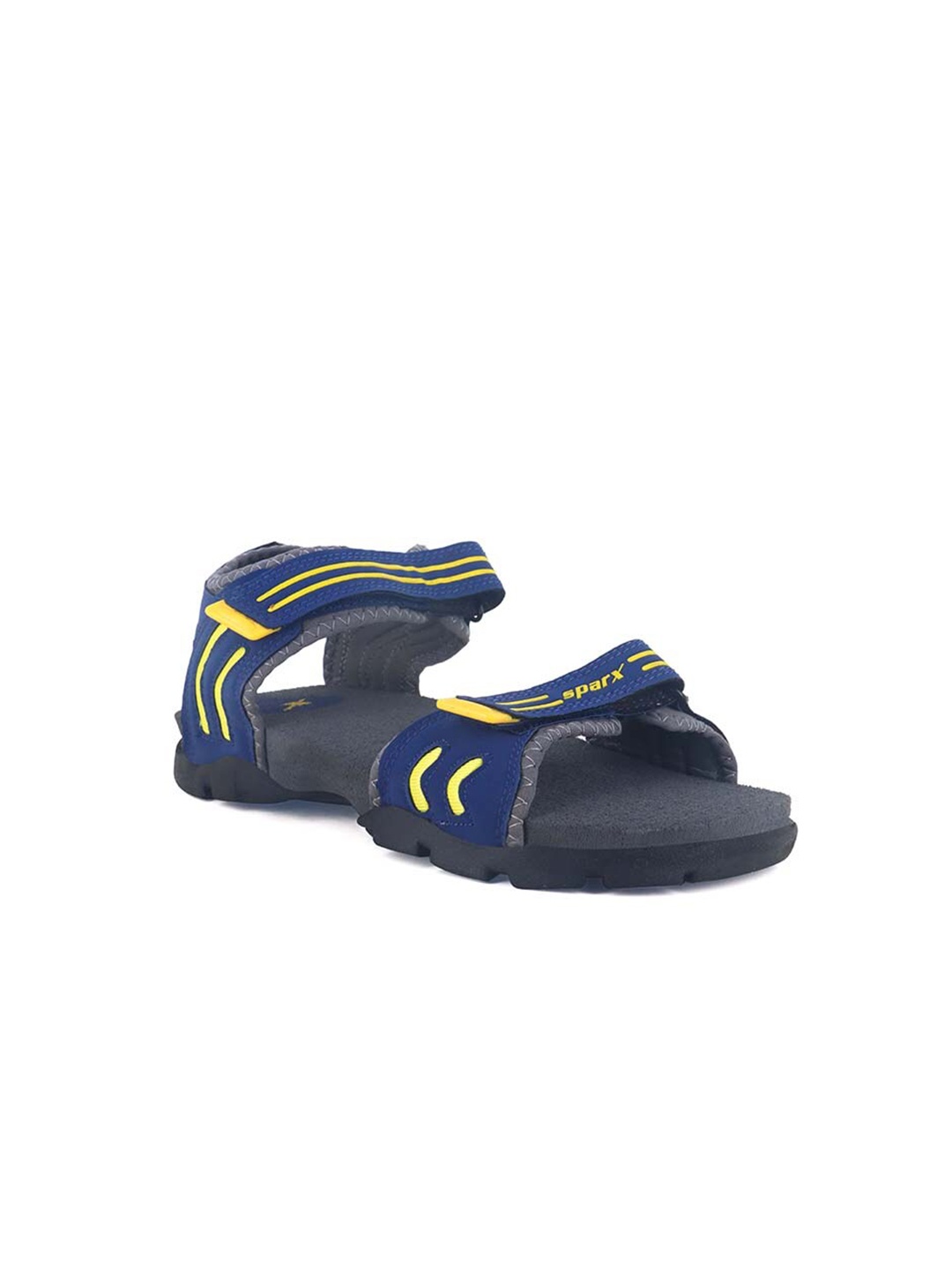 

Sparx Boys Textured Velcro Sports Sandal, Navy blue