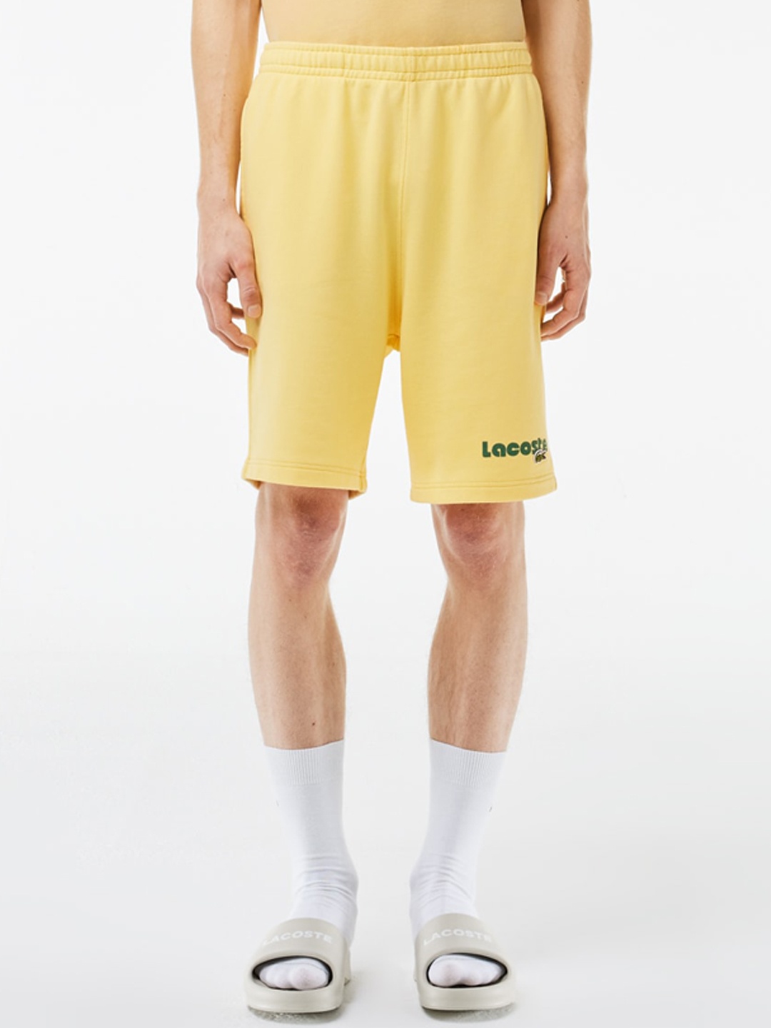 

Lacoste Men Mid-Rise Pure Cotton Shorts, Yellow