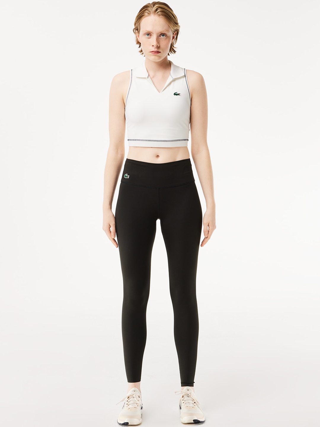 

Lacoste High-Rise Tights, Black