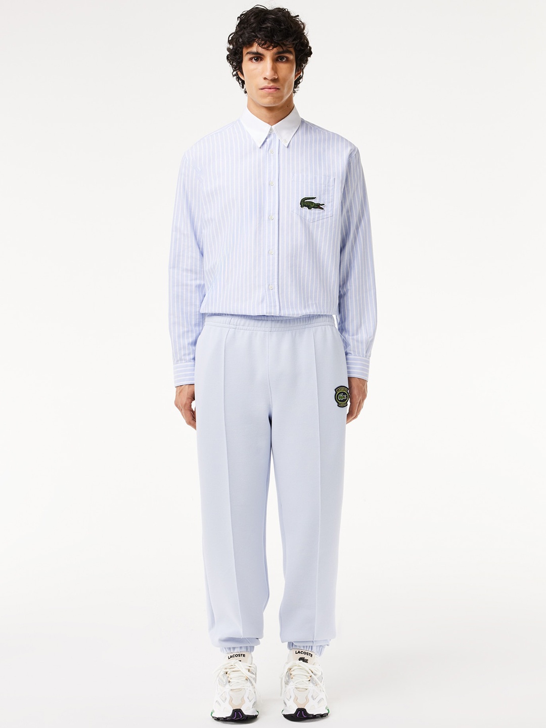 

Lacoste Men Mid-Rise Regular Joggers, Blue