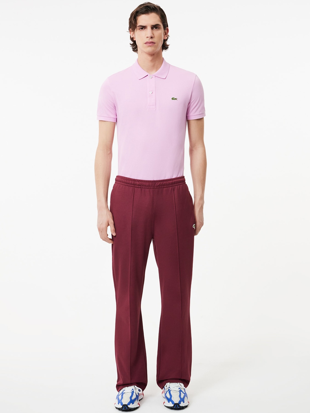 

Lacoste Men Mid-Rise Regular Track Pants, Red