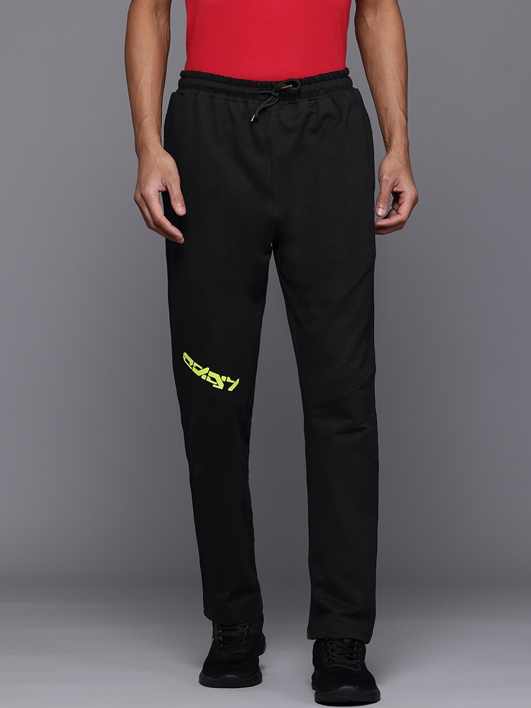 

HRX by Hrithik Roshan Lifestyle Terry Track Pants, Black