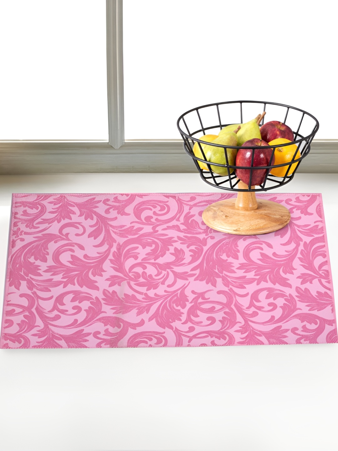 

LOOM LEGACY Pink Reversible Water Absorption Dish Drying Mat