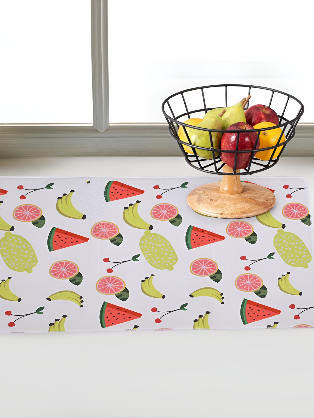

LOOM LEGACY White & Red Microfibre Kitchen Self Dish Dry Mat