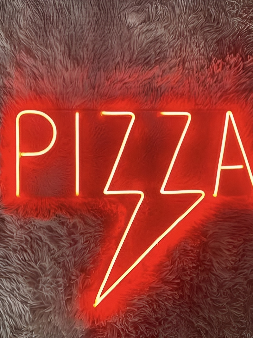 

the party planet Red Pizza Neon String Light