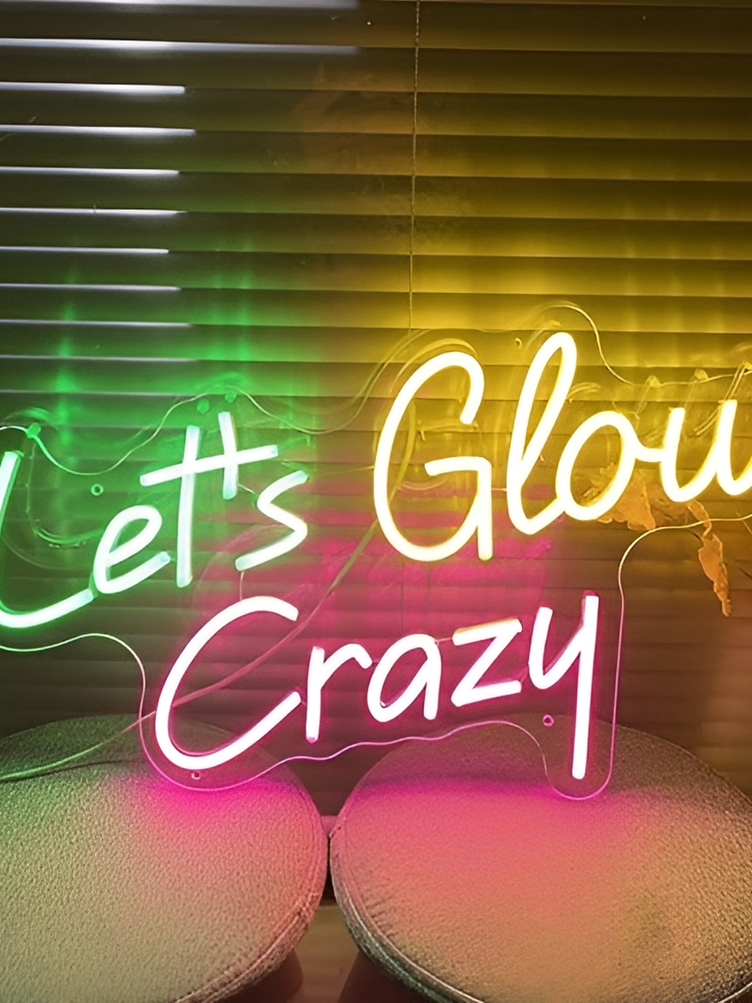 

the party planet Pink & Green Let's Glow Crazy Neon String Light