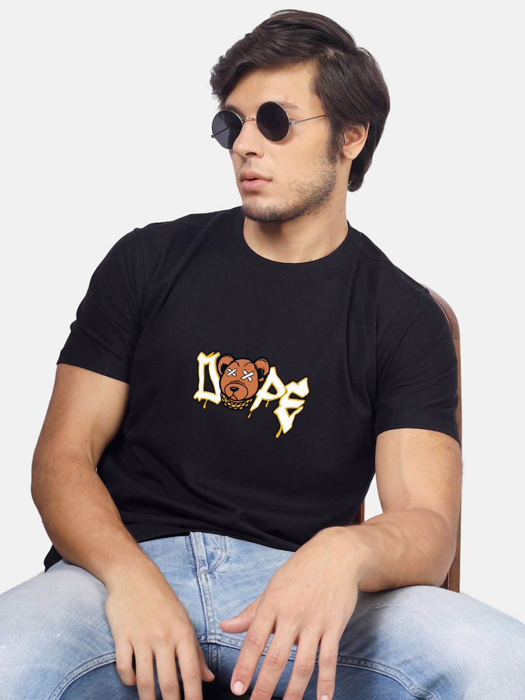 

Greylongg Black Panther Printed T-shirt