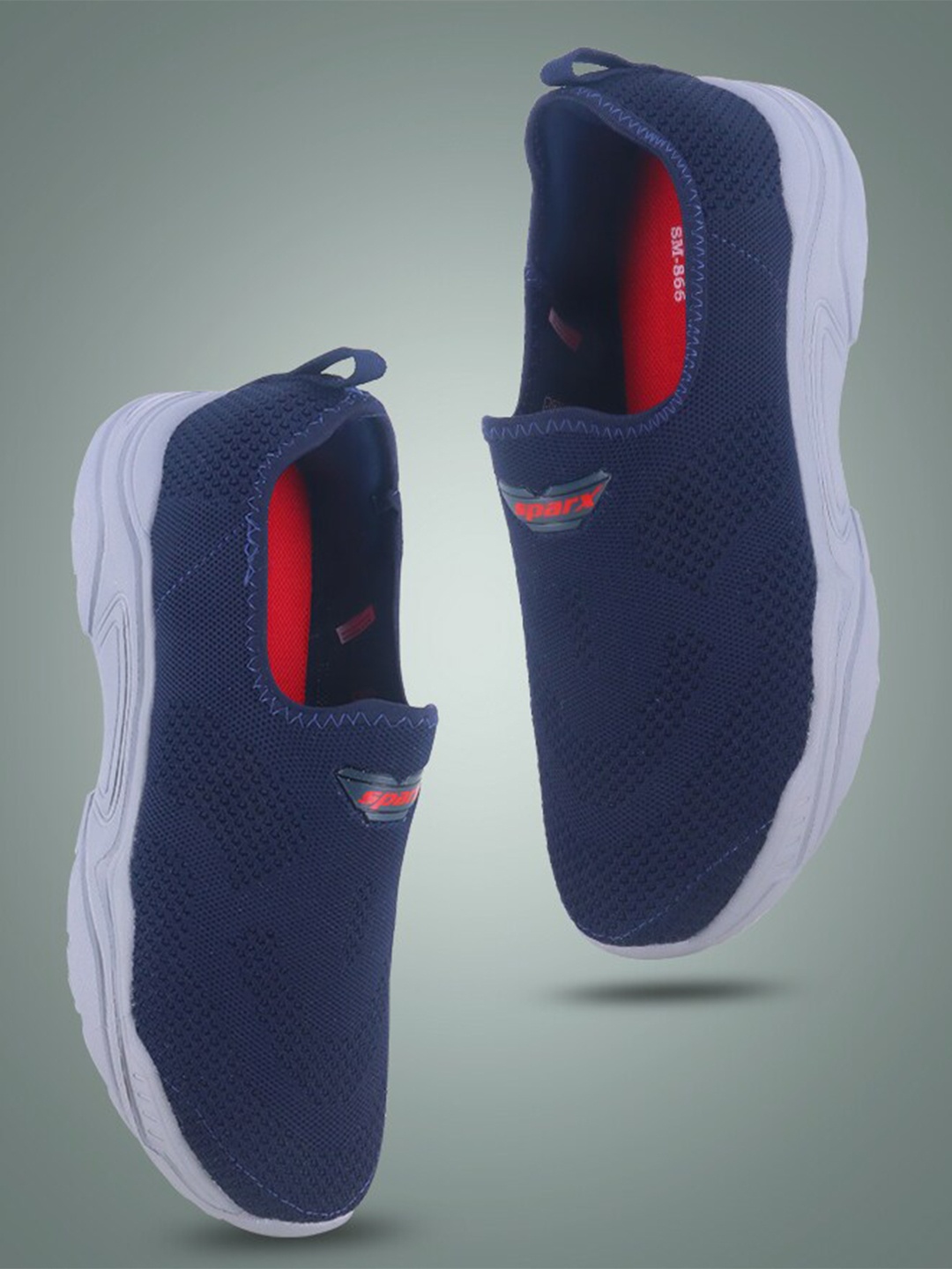 

Sparx Men Mesh Running Shoes, Navy blue