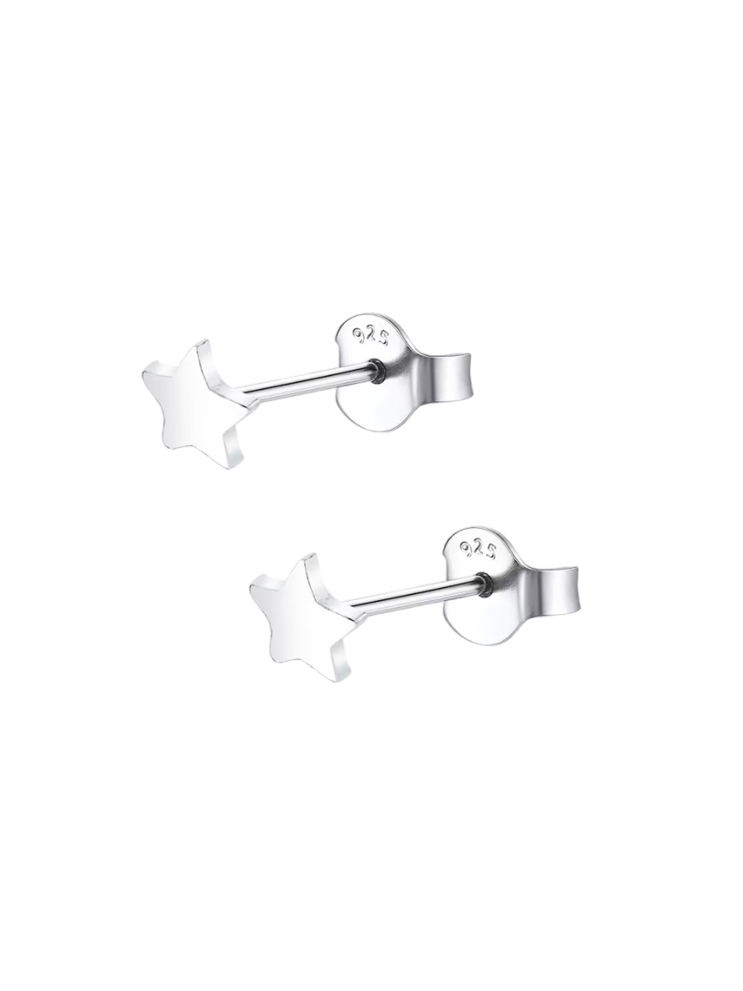 

Goldnera Silver-Plated 925 Sterling Silver Studs Earrings