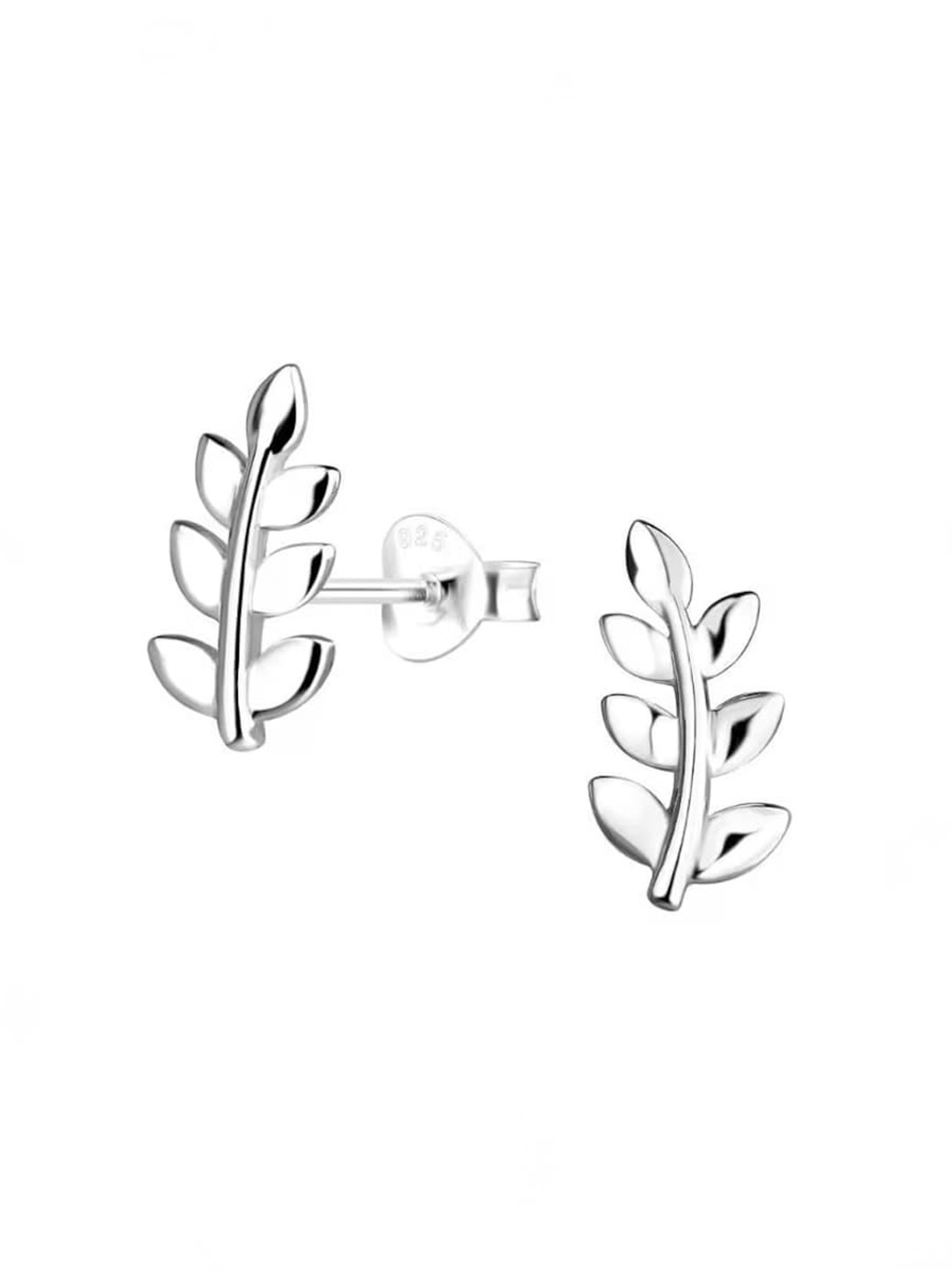 

Goldnera Silver-Plated 925 Sterling Silver Studs Earrings
