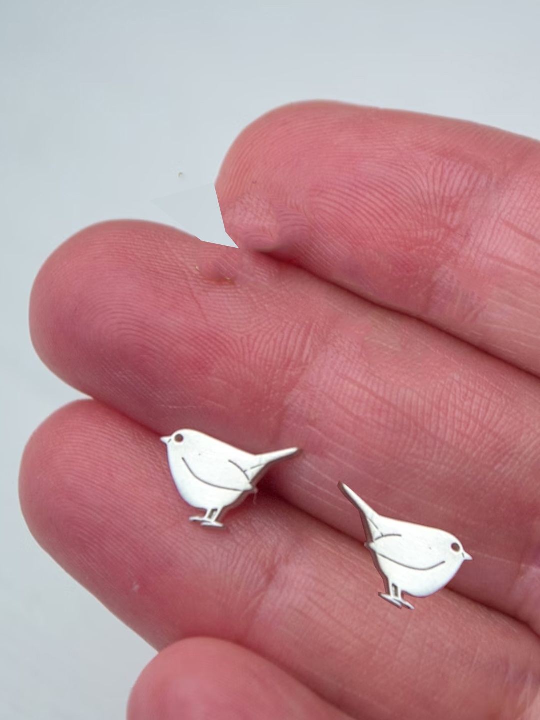 

Goldnera Silver-Plated 925 Sterling Silver Animal Shaped Studs Earrings
