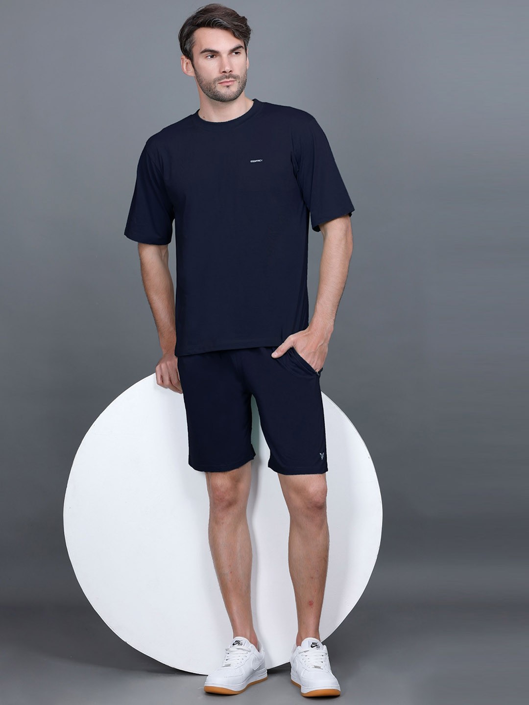 

GODFREY T-Shirt With Shorts, Navy blue