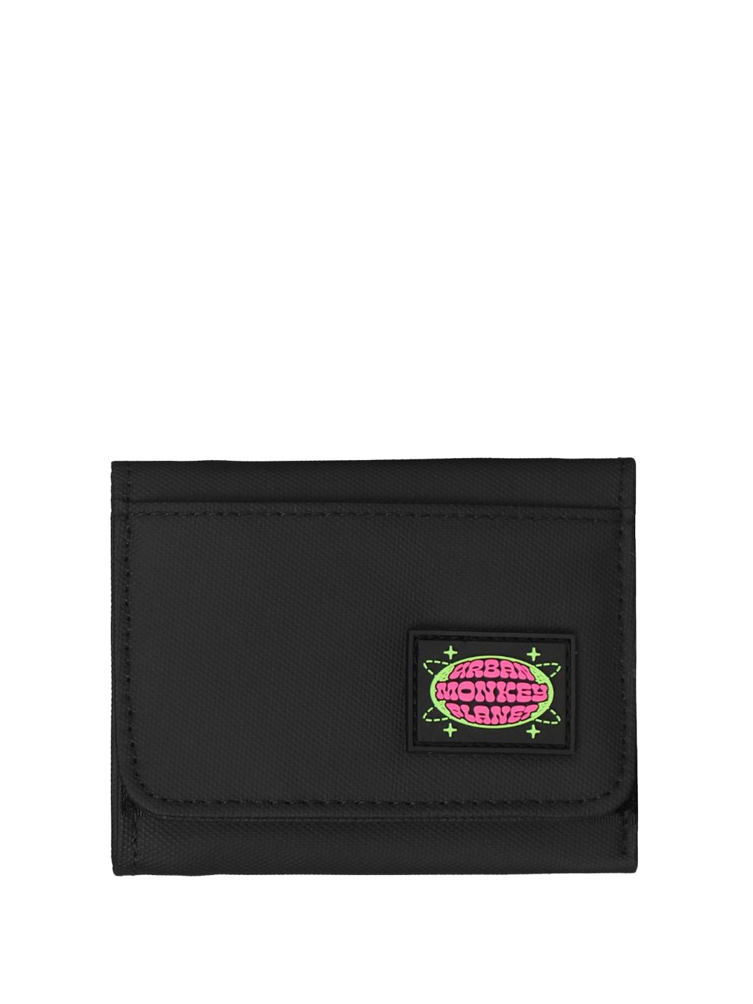 

Urban Monkey Unisex Three Fold Wallet, Black