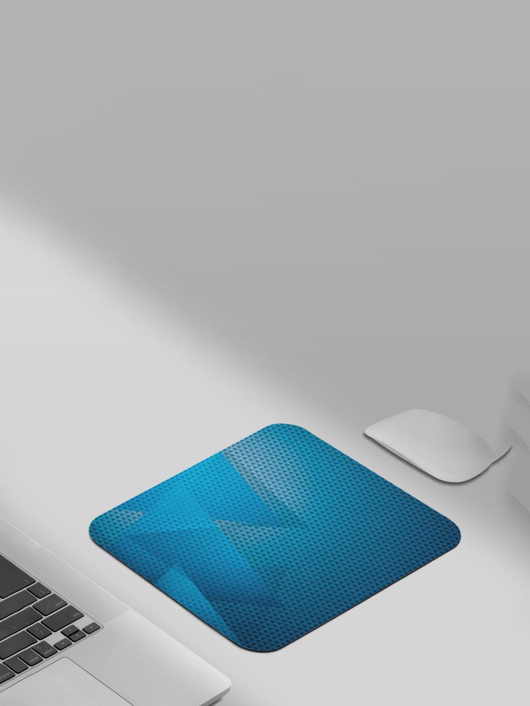 

RISH Blue & Black Printed Non-Slip-Resistant Rubber Mouse Pad