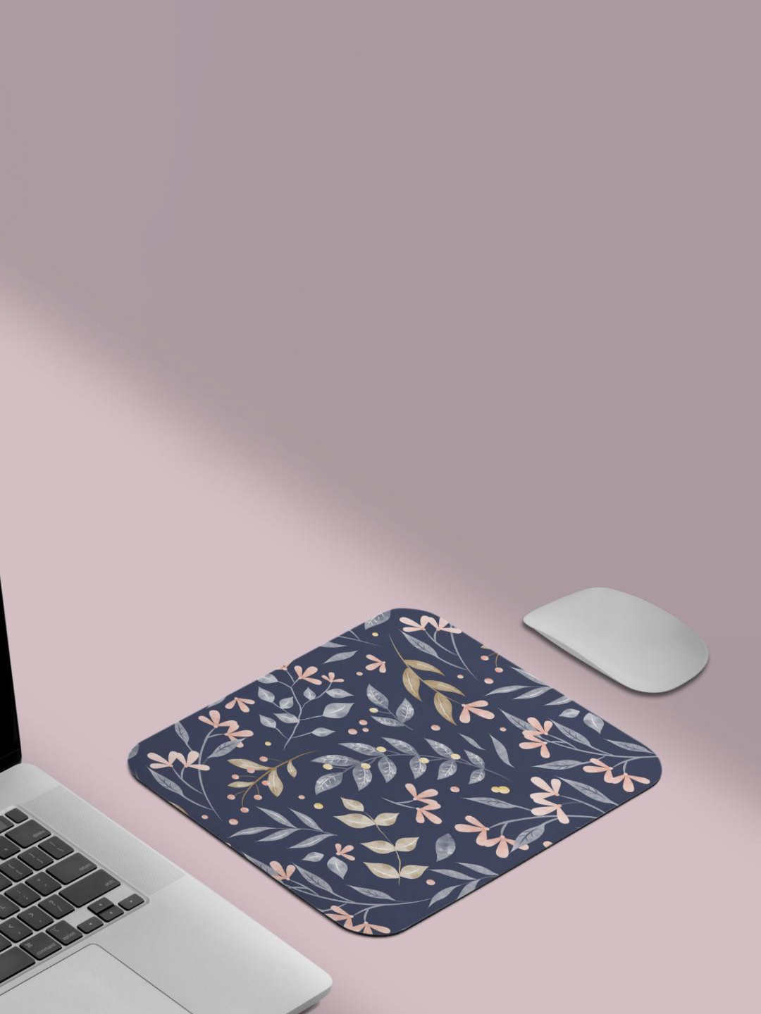 

RISH Navy Blue & Grey Printed Non-Slip-Resistant Rubber Mouse Pad