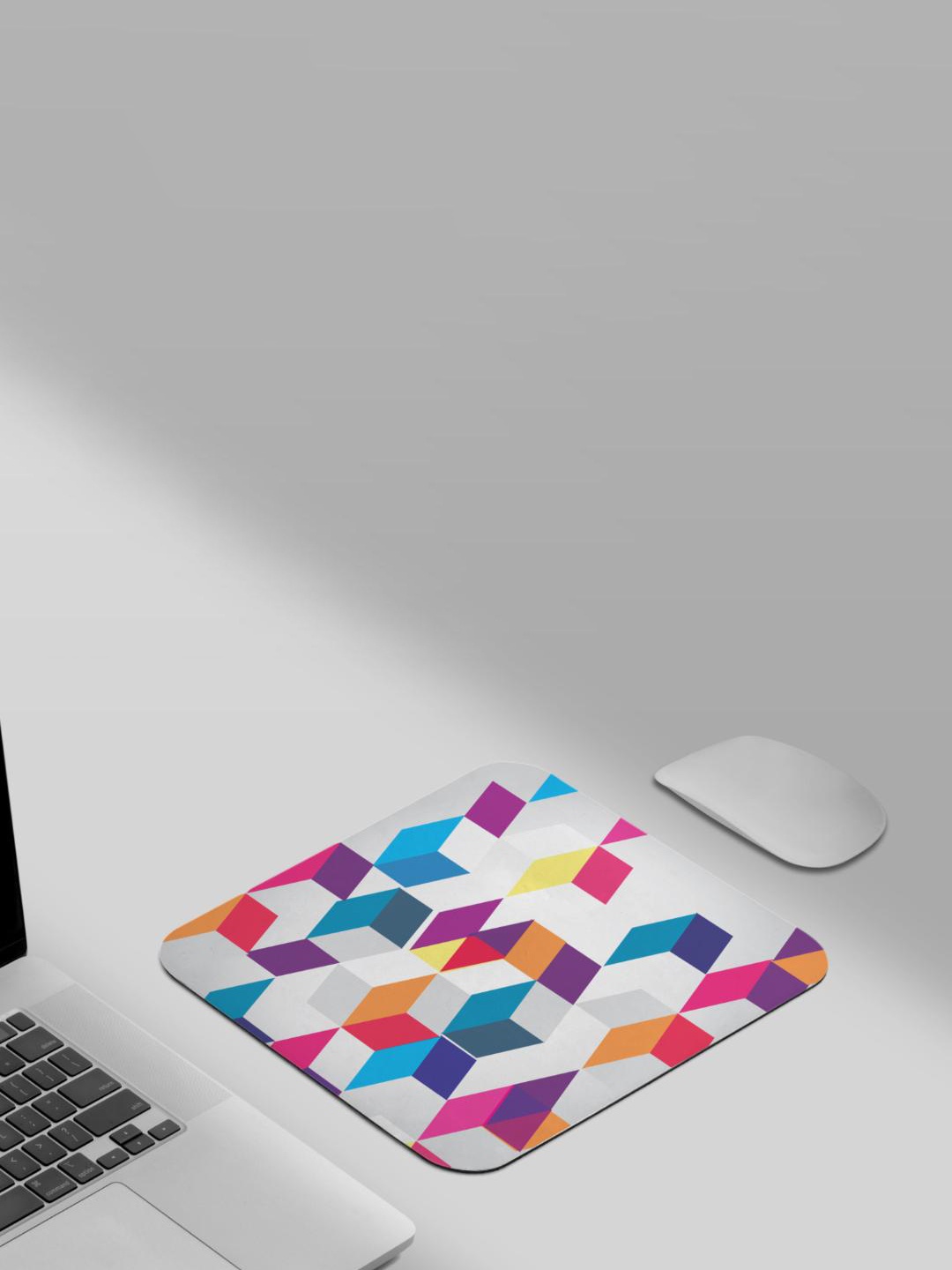 

RISH Unisex Printed Mouse Pad Accessory Gift Set, Multi