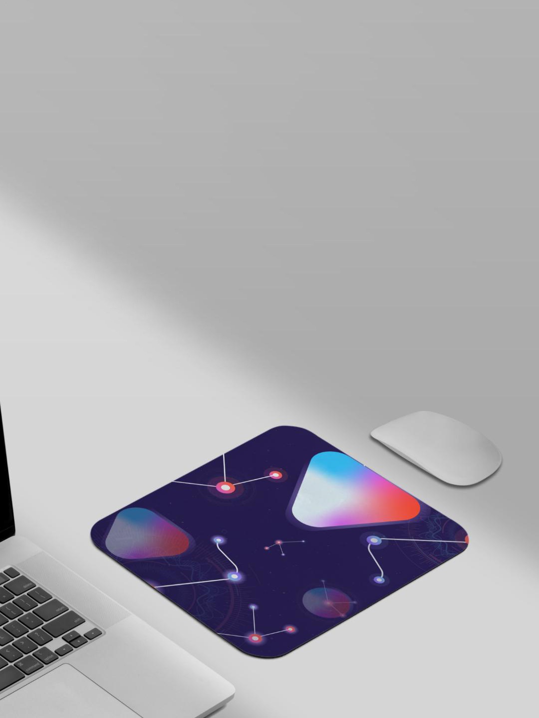 

Rish Blue Printed Non-Slip-Resistant Rubber Base Mouse Pad