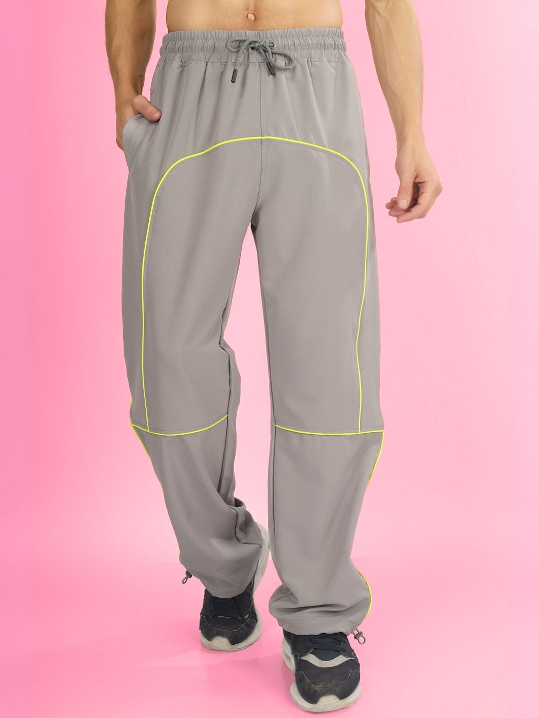 

WEARDUDS Men Relaxed Loose Fit Jogger Trouser, Grey