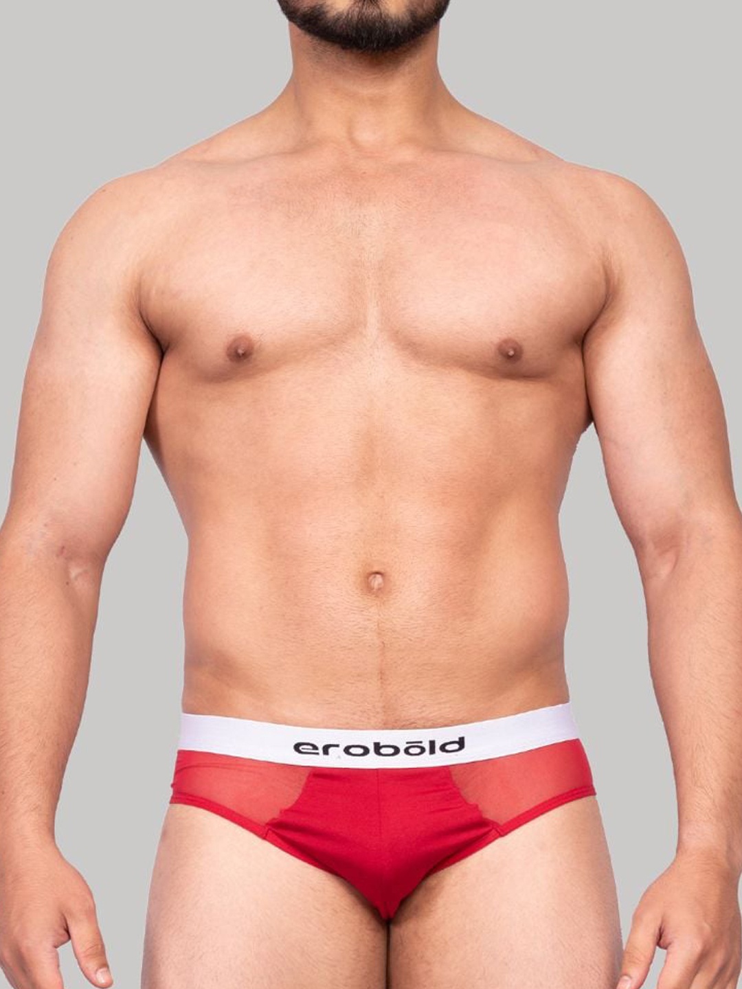 

EROBOLD Mid-Rise Basic Brief- MBR-BR16MG1MM03, Red