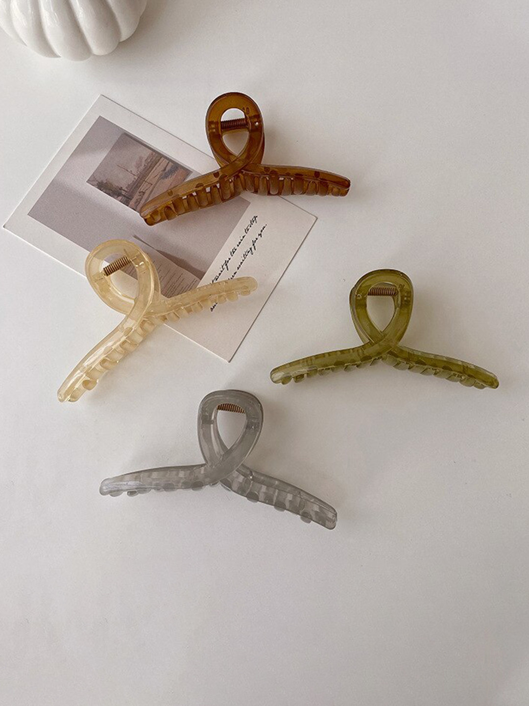 

Xivir Set of 4 Claw Clips, Green
