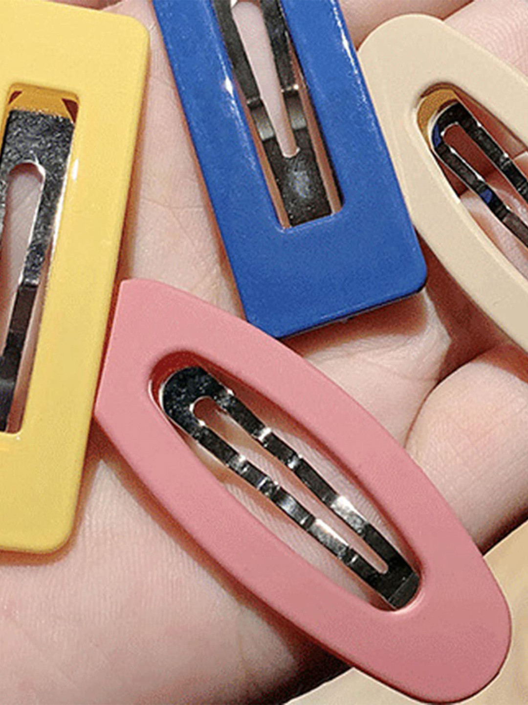 

Xivir Women Set Of 10 Tic Tac Hair Clip, Green