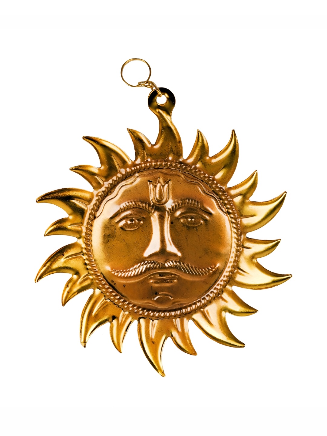 

Das traders Brown Vastu Sun Face For Wall Door Hanging