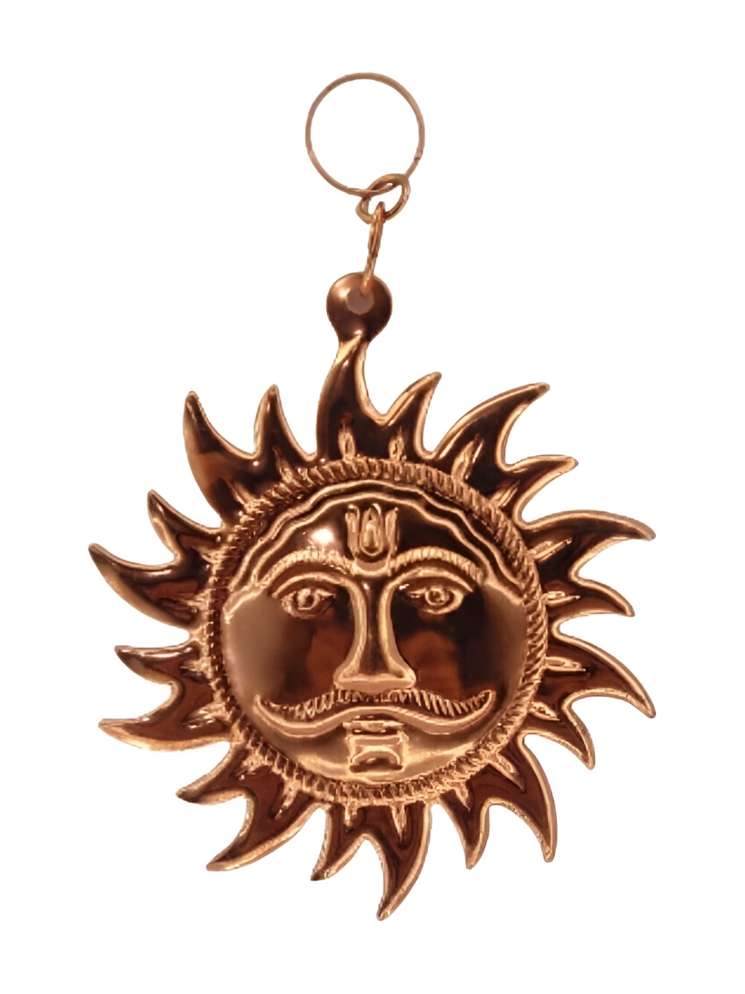 

Das traders Brown Vastu Sun Face For Wall Door Hanging